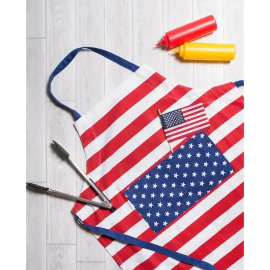 DII&reg; Stars & Stripes Chino Chef Apron {7}