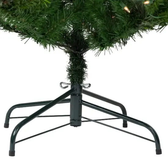 6.5ft. Pre-Lit Mixed Cashmere Pine Artificial Christmas Tree, Clear Lights {8}