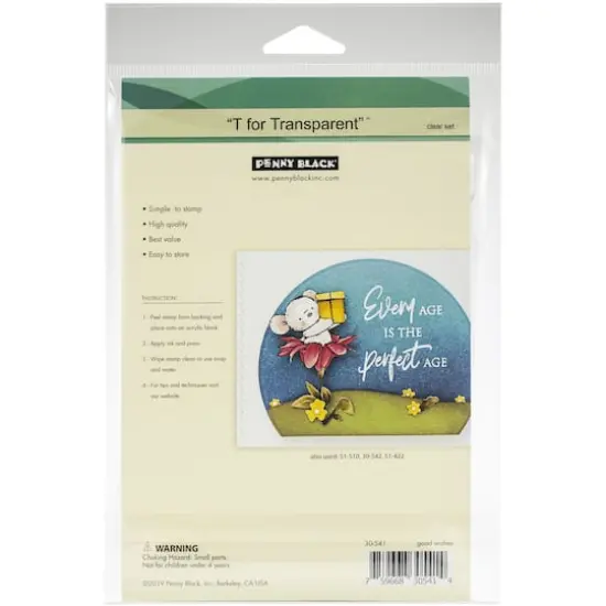 Penny Black Good Wishes Clear Stamps {3}