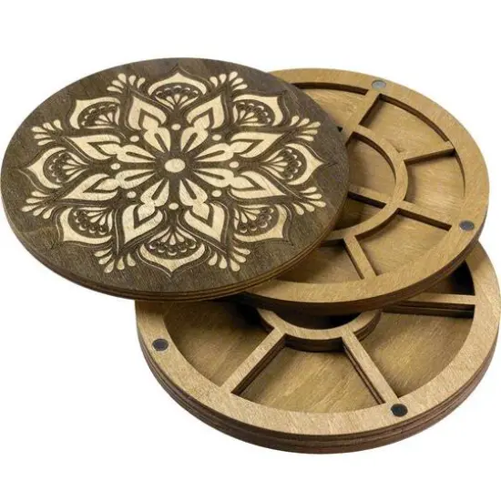 Wonderland Crafts 5.5" Multi-Layer Circle Bead Organizer {1}