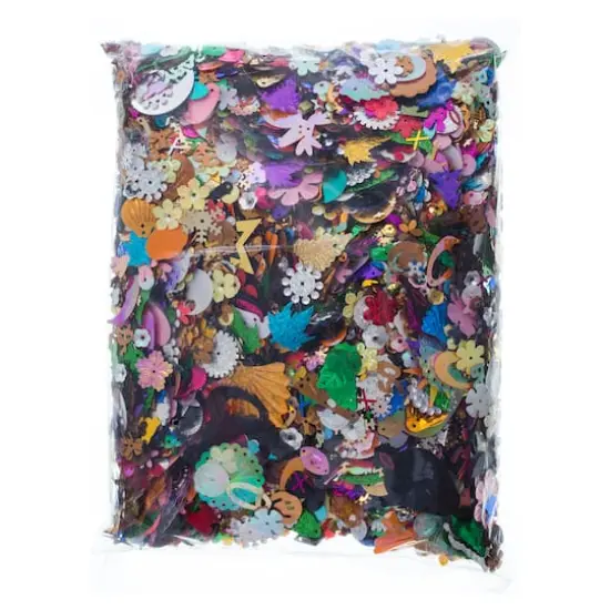 John Bead Assorted Shapes & Colors Sequins {4}