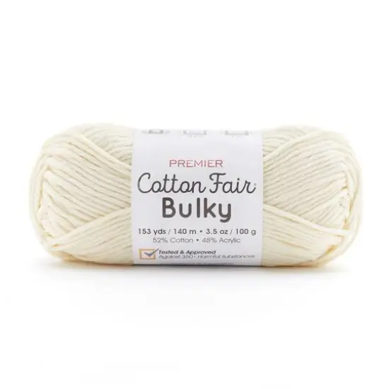 Premier&reg; Cotton Fair&reg; Bulky Solid Yarn Cream {1}