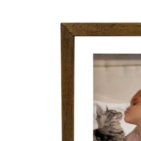 Expressions&trade; Brown Linear Wood Float Frame by Studio D&eacute;cor&reg; {4}