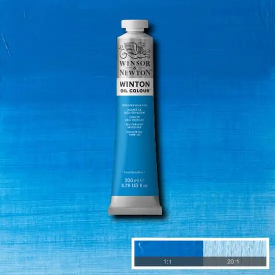 Winsor & Newton™ Winton 6.75oz. Oil Colour™ Paint Cerulean Blue Hue {3}
