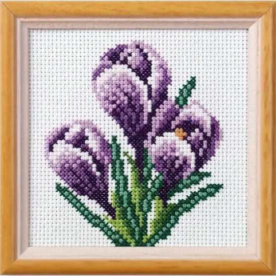 Orchidea Cross Stitch Kit Crocuses {1}