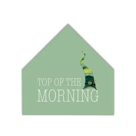 Top Of Morning 12" x 12" House Shaped Canvas {1}