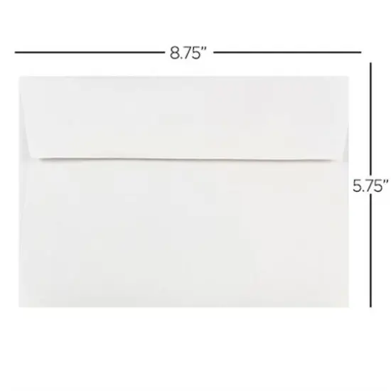 JAM Paper White A9 Invitation Envelopes {4}