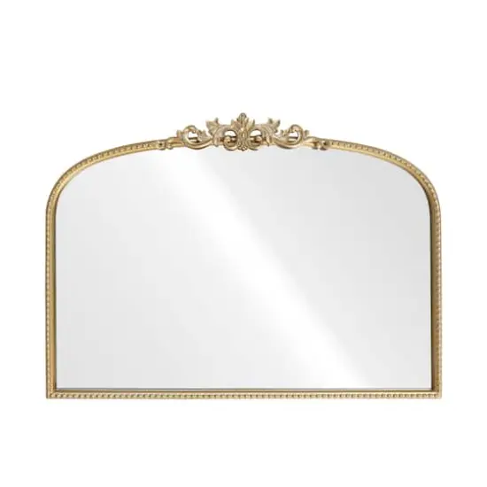 28" x 20" Ornate Wide Arch Wall Mirror in Gold Metal Frame by Ashland® {1}