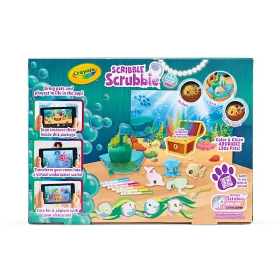 Crayola&reg; Scribble Scrubbie Ocean Pets Glow Lagoon Playset {5}