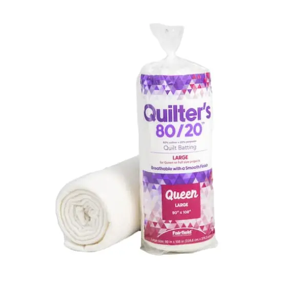 Fairfield&trade; Quilter's 80/20&trade; 90" x 108" Queen Quilt Batting {4}