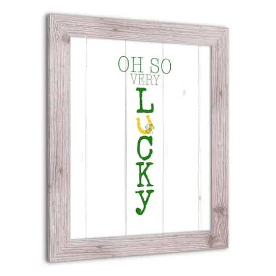 Oh So Lucky Framed Print 16" x 20" Western White Framed Print {3}
