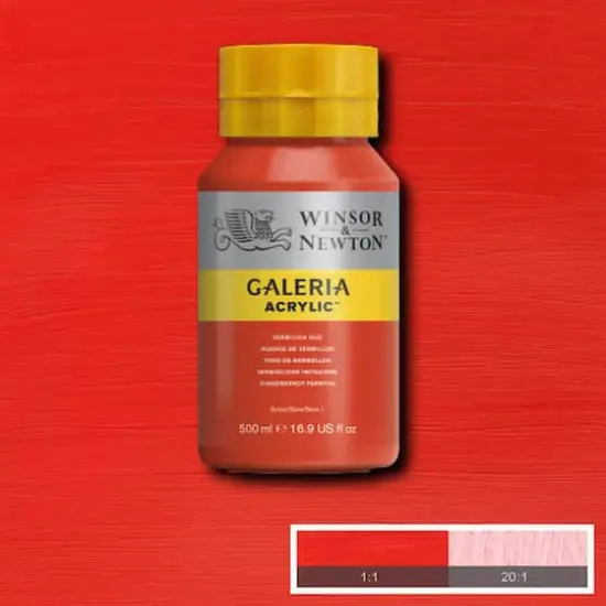 Winsor & Newton&trade; Galeria Acrylic&trade;, 500mL Vermilion Hue {4}