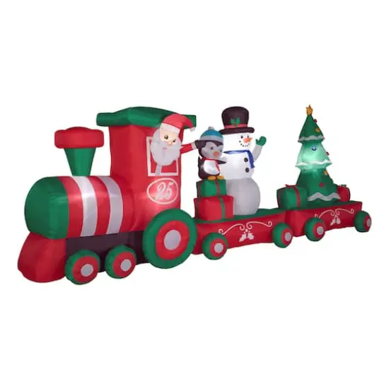 16ft. Inflatable Holiday Train {1}