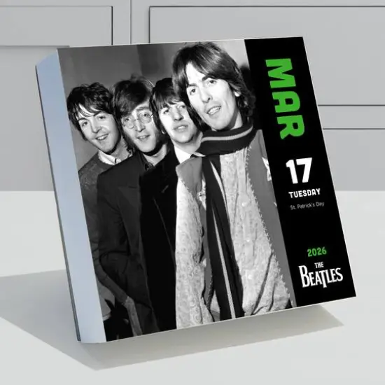 2026 The Beatles Daily Desktop Calendar {3}