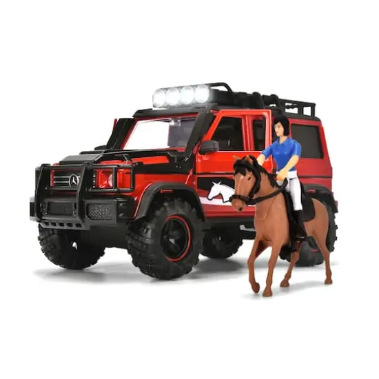 Dickie Toys Light & Sound Horse Trailer Playset {1}