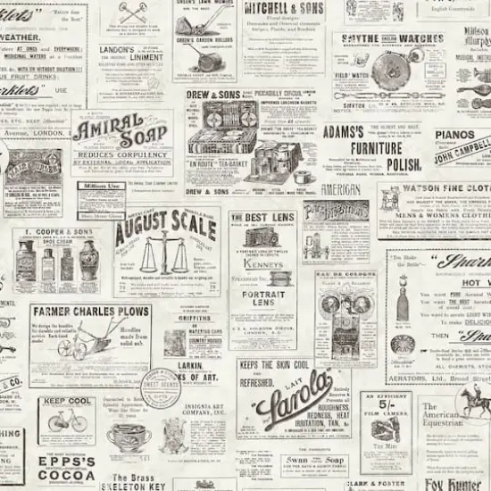 Wallpops Charcoal Published Peel & Stick Wallpaper {1}