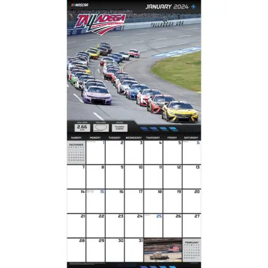 TF Publishing 2024 NASCAR Tracks Wall Calendar {4}