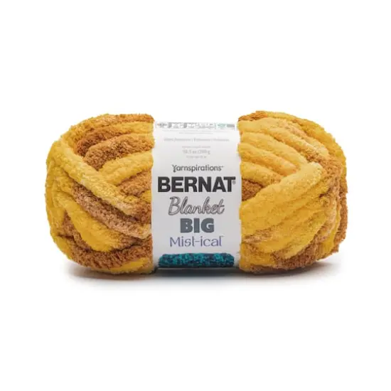 Bernat&reg; Blanket Big Mist-ical&trade; Yarn Mottled Gold {1}