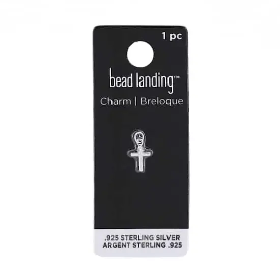 Sterling Silver Cross Icon Charm by Bead Landing&trade; {8}