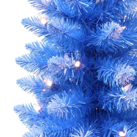 3ft. Pre-Lit Fashion Blue Artificial Christmas Tree {3}