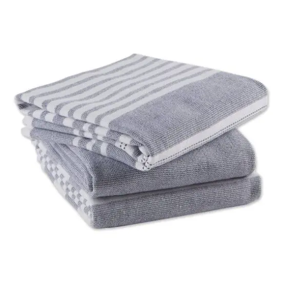 DII&reg; French Blue French Terry Dish Towels, 3ct. {5}