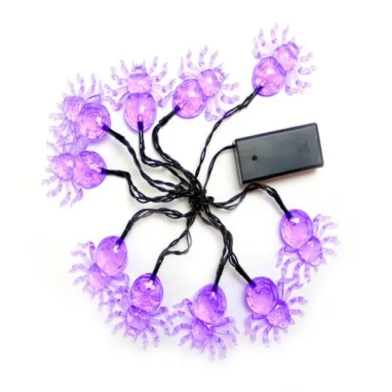 LED Skull, Spider & Jack-o-Lantern Halloween Light Set {5}