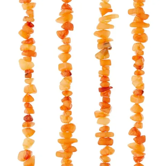 Orange Quartz Chip Beads by Bead Landing&trade; {1}