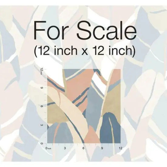 RoomMates Hearts of Palm Peel & Stick Wallpaper Blue/Pink {9}