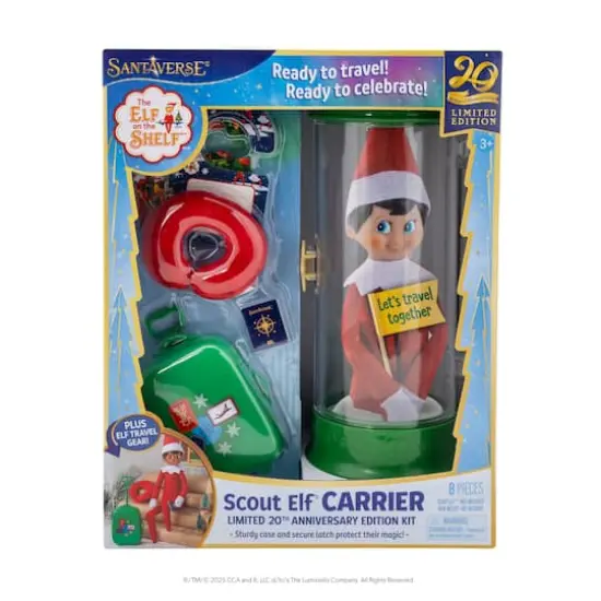The Elf on the Shelf&reg; Scout Elf&reg; Carrier Limited 20th Anniversary Edition Kit {1}