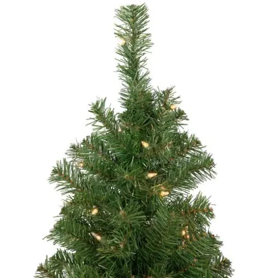 3ft. Pre-Lit Oakridge Noble Fir Artificial Christmas Tree, Clear Lights {5}