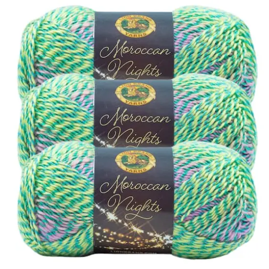 3 Pack Lion Brand&reg; Moroccan Nights Yarn Princess {1}