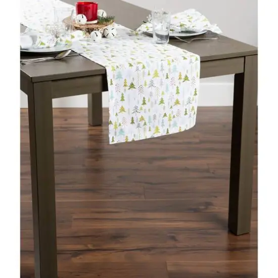 DII&reg; 108" Holiday Woods Printed Table Runner {7}