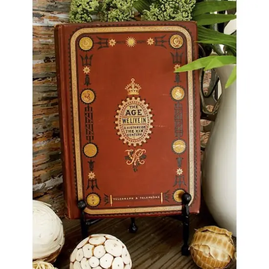 Set of 3" Black Metal Modern Easel, 12", 10", 8" {14}