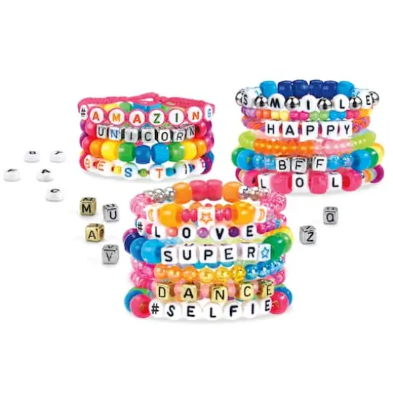 Cra-Z-Art&reg; Shimmer 'n Sparkle ABC Fashion Bead Bracelets {5}