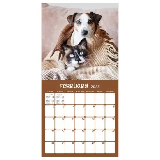 TF Publishing 2025 Furry Friends Wall Calendar {6}