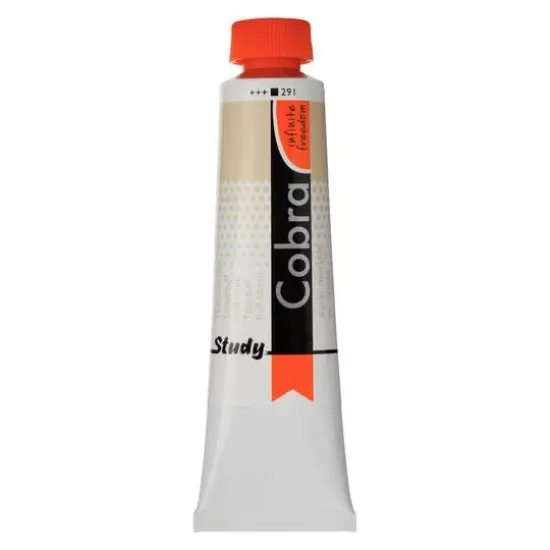 Cobra Study Water Mixable Oil Colour, 40mL 291 Titanium Buff {1}