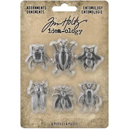 Idea-Ology Metal Adornments 5/Pkg-Entomology {1}