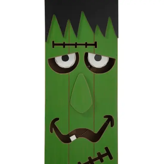 Glitzhome&reg; 30" Lighted Halloween Frankenstein Porch Decor {8}