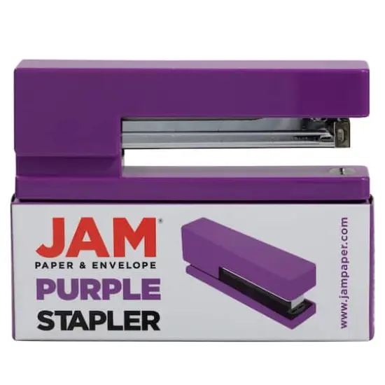 JAM Paper Modern Desk Stapler Purple {6}