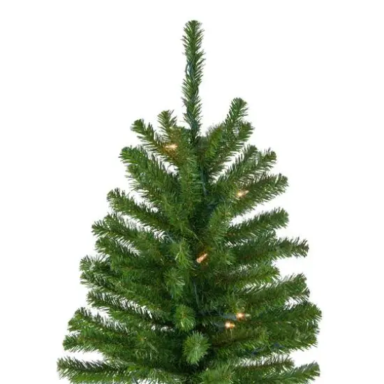 6ft. Pre-Lit Alpine Artificial Christmas Tree, Clear Lights {5}