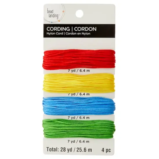 Darice&reg; Nylon Cord, Primary Colors {1}