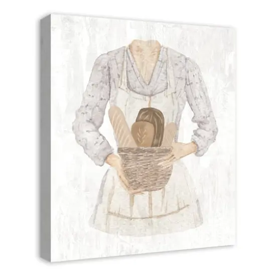 Bread Baker 20" x 24" Canvas Wall Art {3}