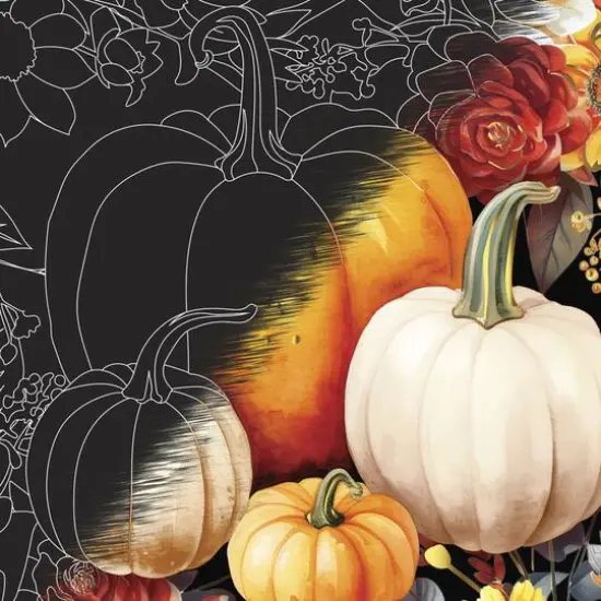 Brea Reese&trade; 6" x 8" Pumpkin Botanicals Scratch Art Paper Pad {5}