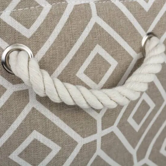 DII&reg; Large Stained Glass Print Rectangular Bin Stone {4}