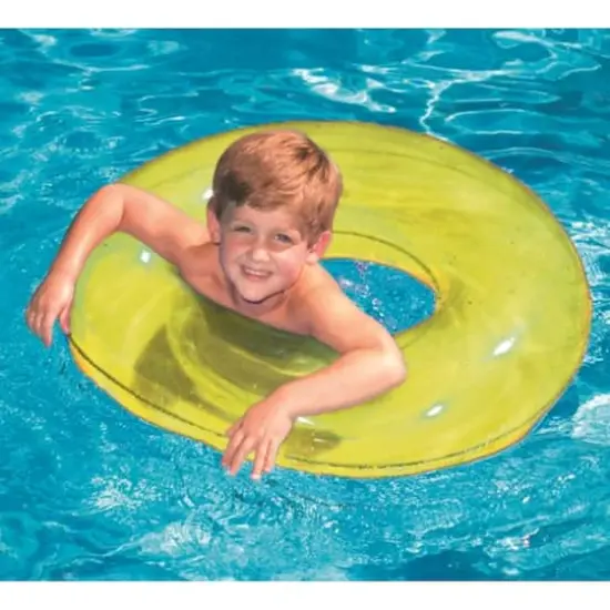 Swimline 30" Yellow Inflatable Swim Ring Tube Pool Float {3}