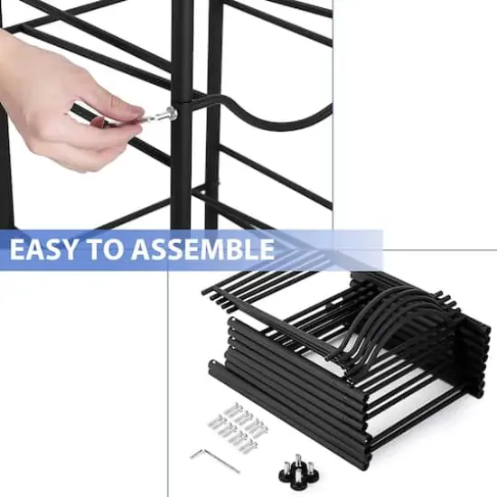 5gal. Water Jug Holder 5-Tier Storage Rack Black {9}