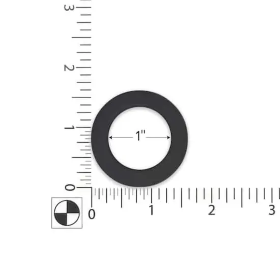 Dritz&reg; Home 1'' Black Curtain Grommets, 8 Sets {4}