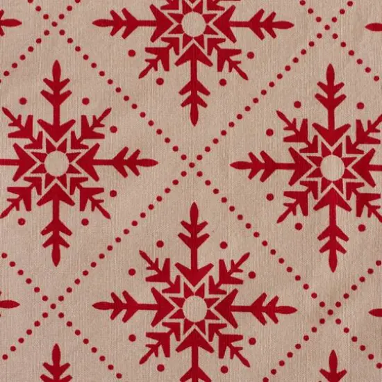 DII&reg; Scandinavian Snowflakes Tablecloth {4}