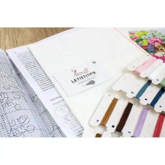 Luca-s Pretty Kitten Counted Cross Stitch Kit {9}