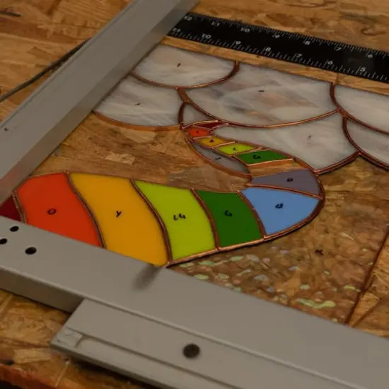 Oceanside Compatible&trade; 12" x 12" Red Opal Smooth Fusible Glass {6}